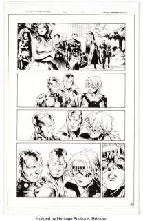 Cheung, Jim - Jim Cheung and Dave Meikis Avengers: The Children‘s Crusade #5 Story Page 13 Original Art (Marvel, 2011)....