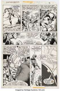 Broderick, Pat | Pat Broderick and Bob Wiacek Captain Marvel #56 Story Page 3 Original Art (Marvel, 1978).... | Heritage