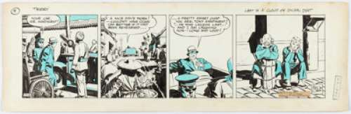 Caniff, Milton | Milton Caniff Terry and the Pirates Daily Comic Strip Original Art dated 7-2-37 (Chicago Tribune, 1937). ... | Heritage