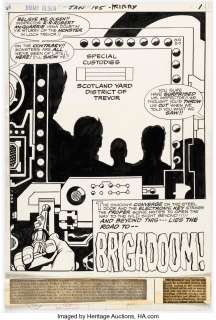 Kirby, Jack | Jack Kirby and Vince Colletta Superman’s Pal Jimmy Olsen #145 Splash Page 1 Original Art (DC, 1972).... | Heritage