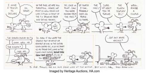 Pastis, Stephan | Stephan Pastis Pearls Before Swine Daily Comic Strip Original Art dated 11-20-05 (Universal Uclick, 2005).... | Heritage