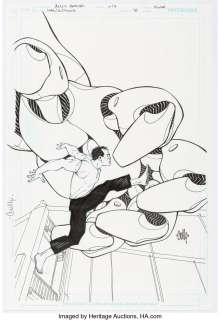 Hamner, Cully - Cully Hamner Secret History of the Authority: Hawksmoor #3 Cover Original Art (DC, 2008)....