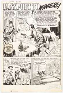 Shores, Syd | Syd Shores Wanted Comics #36 Story Page 1 Original Art (Orbit-Wanted, 1951).... | Heritage