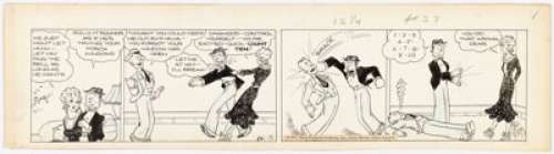 Young, Chic | Chic Young Blondie Daily Comic Strip Original Art dated 10-5-31 (King Features Syndicate, 1931).... | Heritage