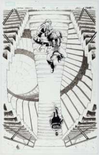 Ross, Luke | Luke Ross and Rick Magyar Captain America #49 Splash Page 2 Original Art (Marvel, 2011).... | Heritage