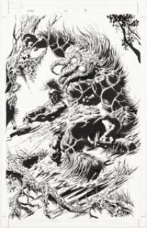 Deodato Jr., Mike | Mike Deodato Jr. Dark Avengers #10 Splash Page 6 Original Art (Marvel, 2009).... | Heritage