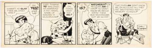 Capp, Al | Al Capp Li’l Abner Daily Comic Strip Original Art dated 3-02-57 (United Feature Syndicate, 1957). ... | Heritage