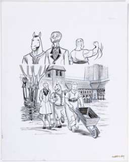 Medley, Linda - Linda Medley Castle Waiting Vol.2 Story Page 174 Original Art (undated).... (Total: 3 Original Art)