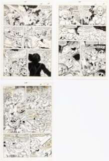 Delbo, José | José Delbo and Al Gordon Thundercats #12 Story Pages 16-18 Original Art (Marvel/Star, 1987).... (Total: 3 Original Art) | Heritage