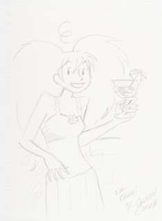 Coover, Colleen - Colleen Coover - Character Sketch Original Art (c. 2005)....