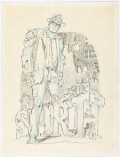 Eisner, Will | Will Eisner - The Spirit Sketch Original Art (undated).... | Heritage