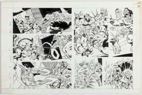 Andru, Ross | Ross Andru and Joe Sinnott Fantastic Four #145 Story Pages 17-18 Original Art (Marvel, 1974).... | Heritage