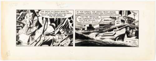 Kirby, Jack | Jack Kirby Sky Masters of the Space Force Daily Comic Strip Original Art dated 5-27-59 (George Matthew Adams Servi... | Heritage