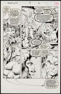 Lee, Jim | Jim Lee and Scott Williams WildC.A.T.S: Covert Action Teams #4 Story Page 20 Original Art (Image, 1993).... | Heritage