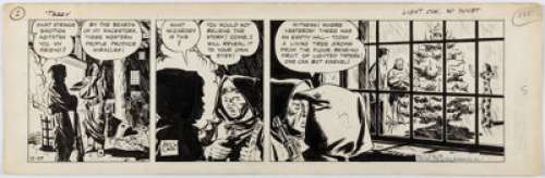 Caniff, Milton | Milton Caniff Terry and the Pirates Daily Comic Strip Original Art dated 12-25-39 (News Syndicate Co., 1939). ... | Heritage