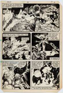 Buscema, Sal - Sal Buscema, Ian Akin, and Brian Garvey ROM #40 Story Page 3 Original Art (Marvel, 1983)....