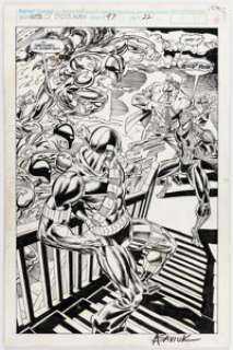 Saviuk, Alex | Alex Saviuk and Joe Rubinstein Web of Spider-Man #97 Splash Page 22 Original Art (Marvel, 1993).... | Heritage