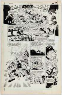 Smith, Tod - Tod Smith and Rick Magyar Vigilante #21 Story Page 6 Original Art (DC, 1985)....