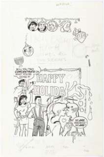 Decarlo, Dan | Dan DeCarlo Riverdale High #4 Cover Original Art (Archie, 1991).... | Heritage