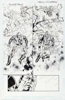 Cassaday, John - John Cassaday Planetary #1 Story Page 23 Original Art (DC, 1999)....