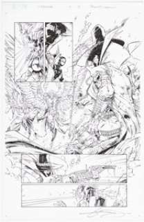 Brett Booth and Adelso Corona - Gunslinger Spawn #16 Story Page 14 Original Art (Image, 2023)....