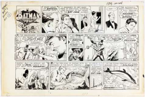 Al Plastino | Batman Sunday Comic Strip Original Art dated 10-13-68 (Ledger Syndicate, 1968). ... | Heritage