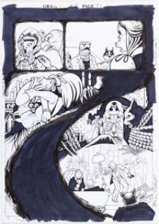 Bryan Talbot - Grandville: Force Majeure Story Page 51 Original Art (Dark Horse, 2017).