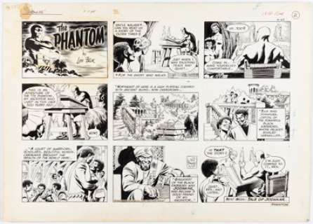 Sy Barry | The Phantom Sunday Comic Strip Original Art Group of 3 (King Features Syndicate, 1976-1977). (Total: 3 Items) | Heritage