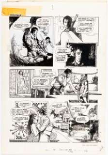 Ramon Torrents - Vampirella #32 Story Page 1 Original Art (Warren, 1974).