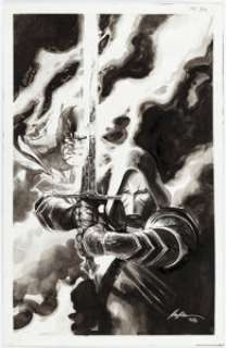 Rafael Albuquerque | Detective Comics #950 Batman/Azrael Variant Cover Original Art (DC, 2017). | Heritage