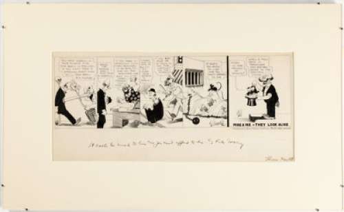 Rube Goldberg | Mike and Ike Daily Comic Strip Original Art (King Features Syndicate, c. 1910-1920s). | Heritage