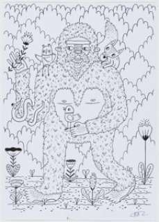 Kristyna Baczynski - Sasquatch Illustration Original Art (undated).