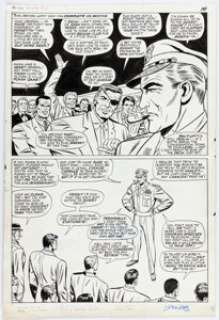 Dick Ayers and John Tartaglione Sgt. Fury Annual #3 Story Page 14 Original Art (Marvel, 1967). | Heritage