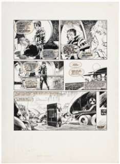 Paul Neary 2000 AD #251 "All of Them Were Empty" Story Page 15 Original Art (IPC Magazines, 1982). | Heritage
