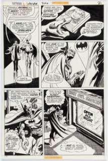 Irv Novick and Dick Giordano Batman #240 Story Page 2 Original Art (DC, 1972). | Heritage