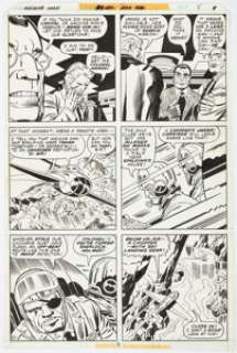 Jack Kirby and Mike Royer Machine Man #8 Story Page 5 Original Art (Marvel, 1978). | Heritage