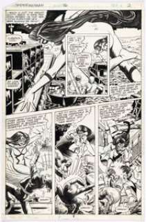 Steve Leialoha and Mike Esposito Spider-Woman #26 Story Page 2 Original Art (Marvel, 1980).