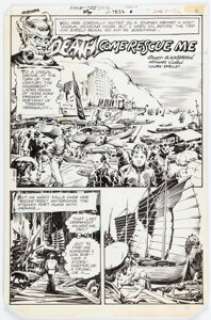 Vic Catan House of Mystery #320 "Death, Come Rescue Me" Story Page 1 Original Art (DC, 1983).