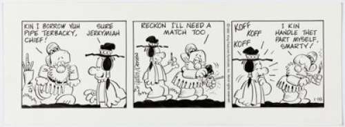 Mel Casson Redeye Daily Comic Strip Original Art Group of 4 (King Features Syndicate, 1992-1995). (Total: 4 Original Art)