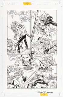 Staz Johnson and Dan Davis Superboy #29 Story Page 20 Original Art (DC, 1996).