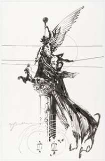 Bill Sienkiewicz - Batman Illustration Original Art (undated). | Heritage