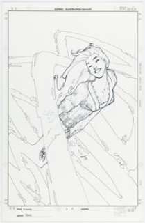 Humberto Ramos Runaways #9 Cover Original Art (Marvel, 2009).