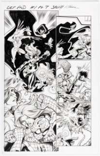 Mark Bagley and Scott Hanna Ultimate End #1 Story Page 7 Original Art (Marvel, 2015). | Heritage