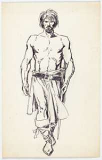 Victor de la Fuente - Haxtur Illustration Original Art (c. 1971-72).