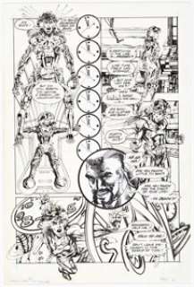 Neal Adams and Richard Bennett CyberRad Deathwatch 2000 #1 Story Page 30 Original Art (Continuity, 1993). | Heritage