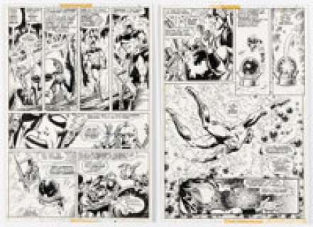 Al Milgrom Captain Marvel #45 Story Pages 4-5 Original Art (Marvel, 1976). (Total: 2 Original Art) | Heritage