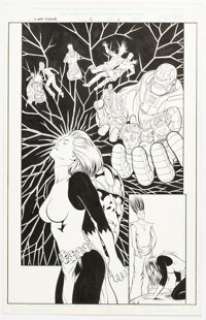 Kevin Maguire and Andrew Pepoy X-Men Forever #2 Mystique and Age of Apocalypse Story Page 11 Original Art (Marvel, 2001).