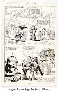Don Perlin, Ian Akin, and Brian Garvey The Transformers #19 Megatron and Shockwave Story Page 20 Original Art (Marvel, 1986). | Heritage