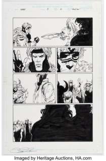 Matt Broome and Scott Koblish Gambit #8 Story Page 20 Original Art (Marvel, 1999).