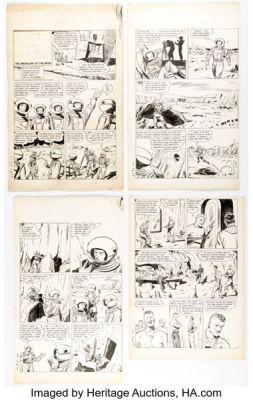 John "Jack" Lehti Tom Corbett, Space Cadet #5 Complete 34-Page Story Original Art (Dell, 1953). (Total: 34 Original Art) | Heritage